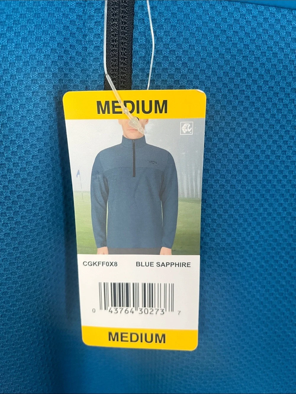 Callaway Blue Half-Zip Golf Pullover